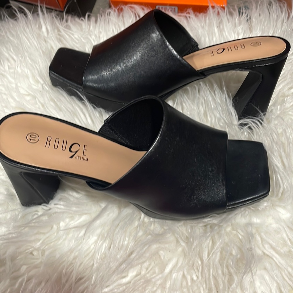 Black mules
